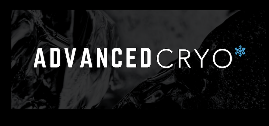 The logo for the AdvancedCryo company that delivers certified cryotherapy courses.